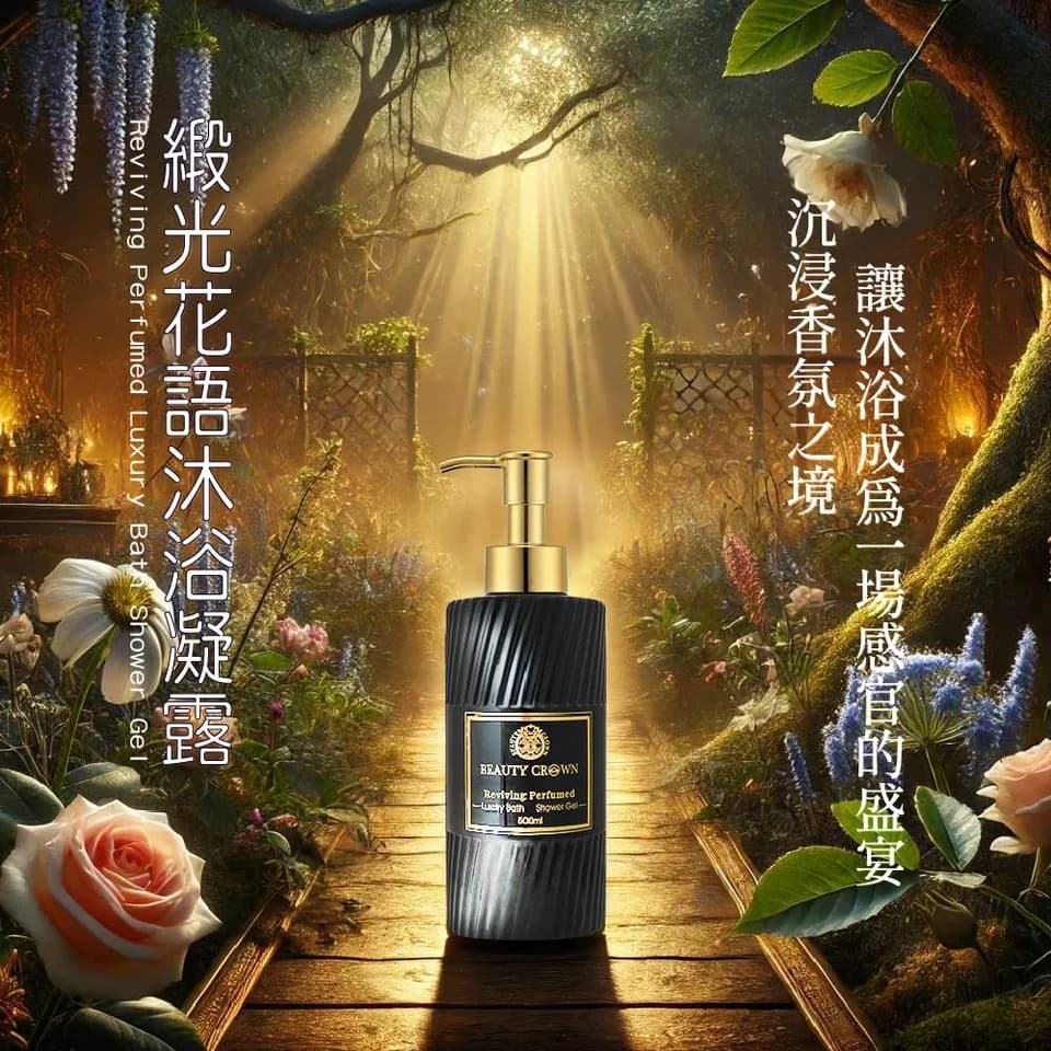 【鈔級香】緞光花語沐浴露500ml 圖 2