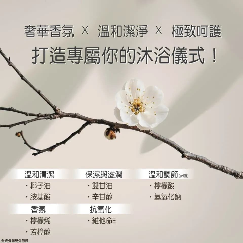 【鈔級香】緞光花語沐浴露500ml 縮圖 6