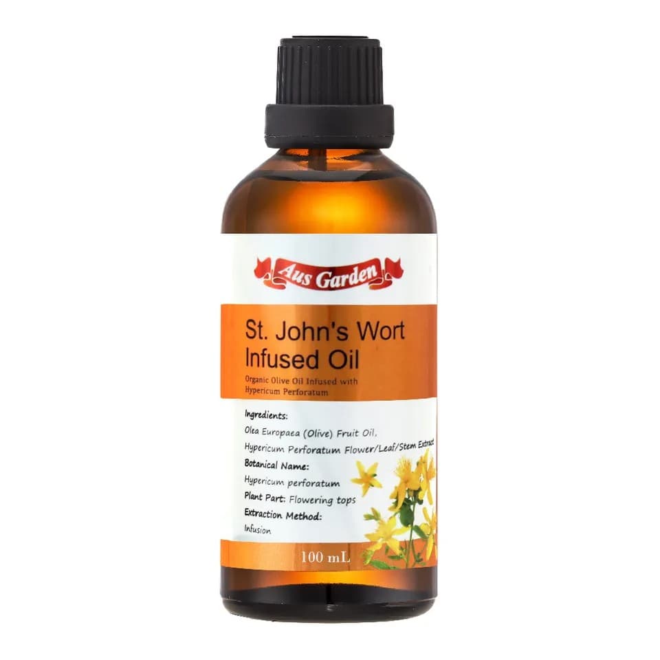 【澳維花園Aus Garden】聖約翰草浸泡油 100ml｜澳思萊 Auslife 精油芳香調理