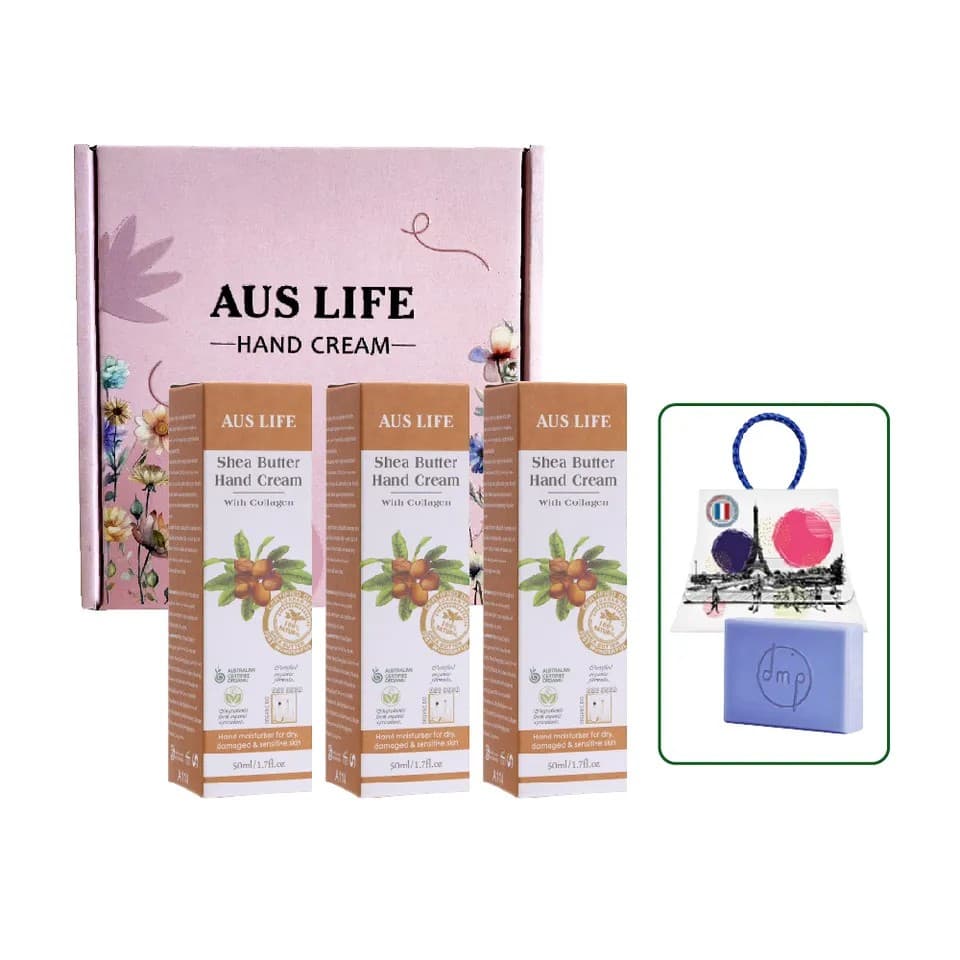 【澳思萊AUS LIFE】芳療精油護手霜 3入組 縮圖 6