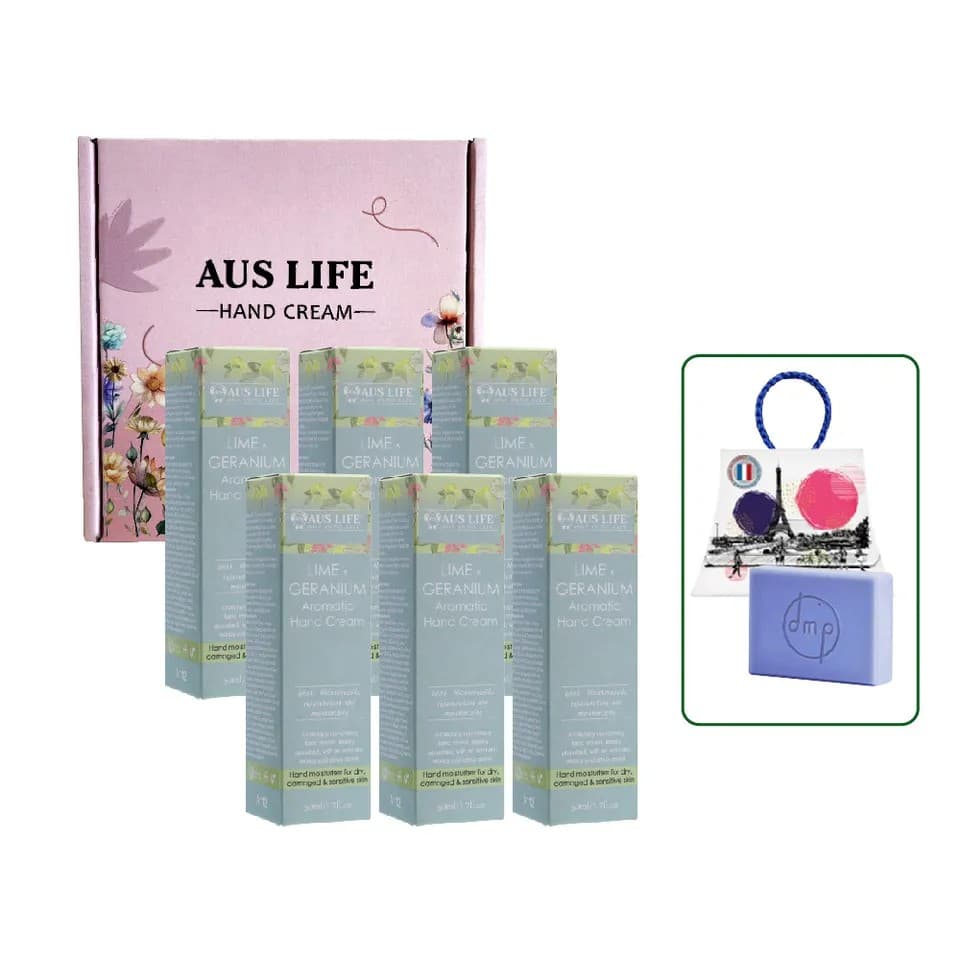 【澳思萊AUS LIFE】芳療精油護手霜 6入組 縮圖 6