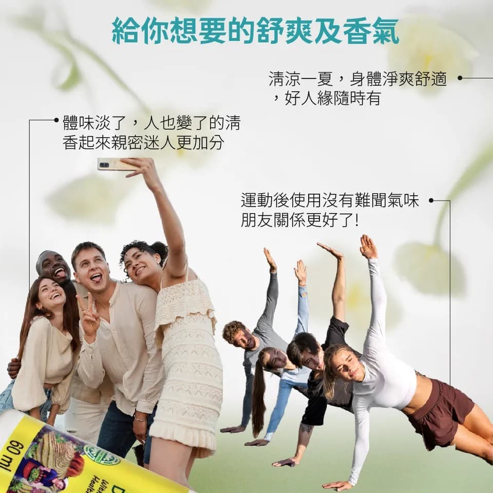 【澳思萊AUS LIFE】茶樹&小蒼蘭無鋁體香露 60ml 縮圖 5