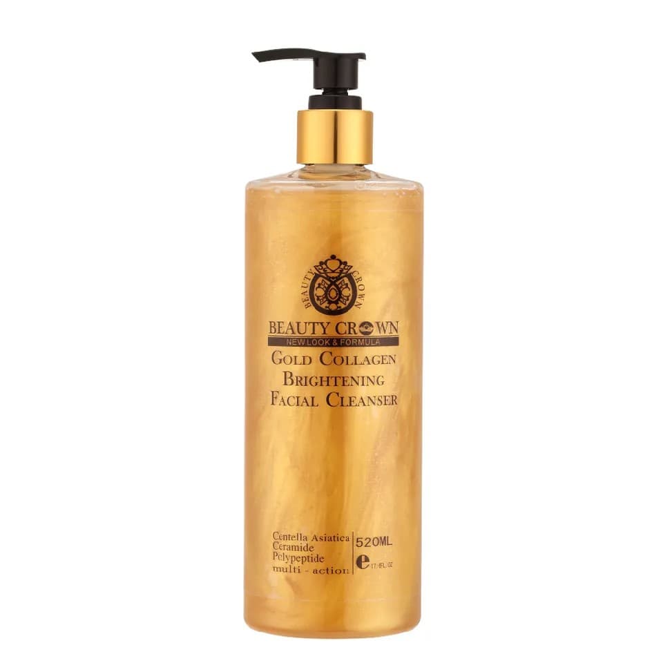 【BEAUTY CROWN】黃金胜肽膠原亮白潔膚露 520ml｜澳思萊 Auslife 臉部植萃保養