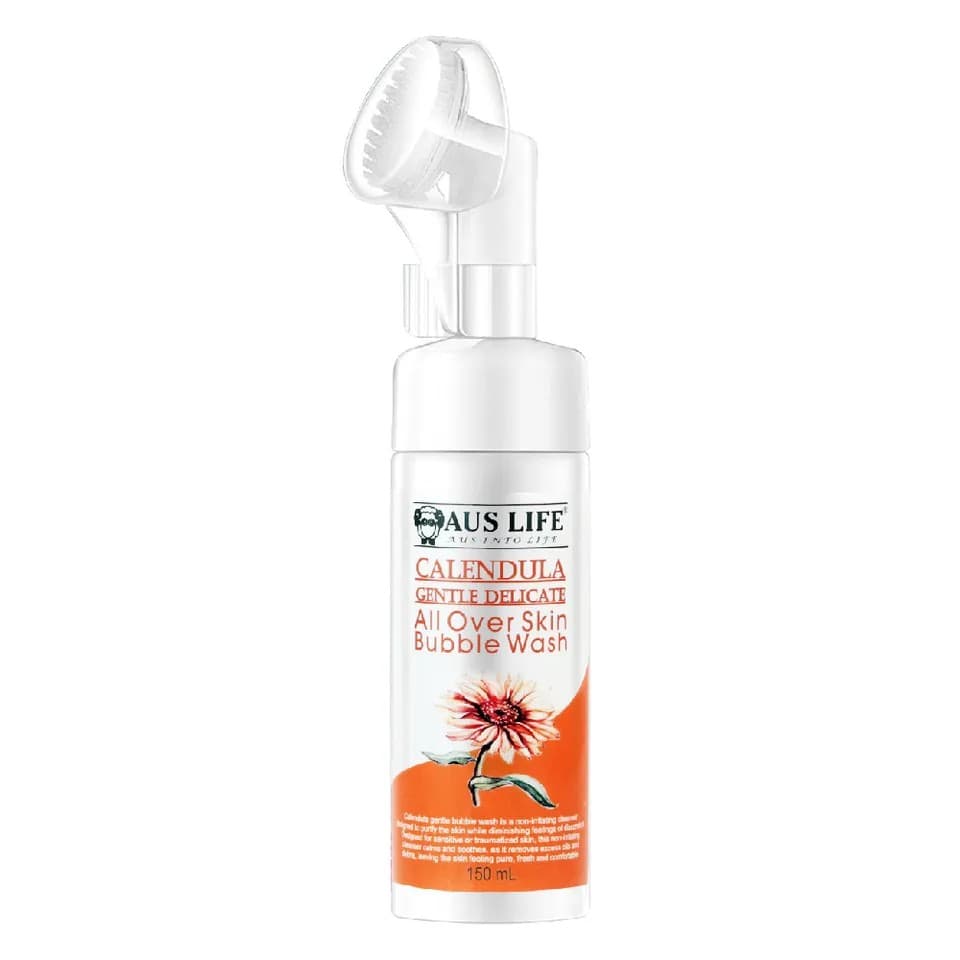 【澳思萊AUS LIFE】金盞花極淨溫和洗卸泡泡 150ml｜澳思萊 Auslife 臉部植萃保養