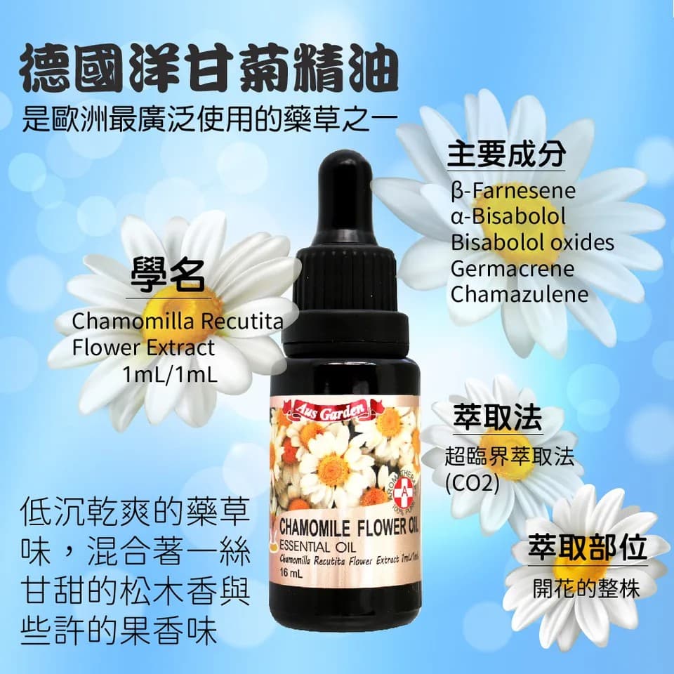 【澳維花園Aus Garden】德國洋甘菊精油 16ml 縮圖 6