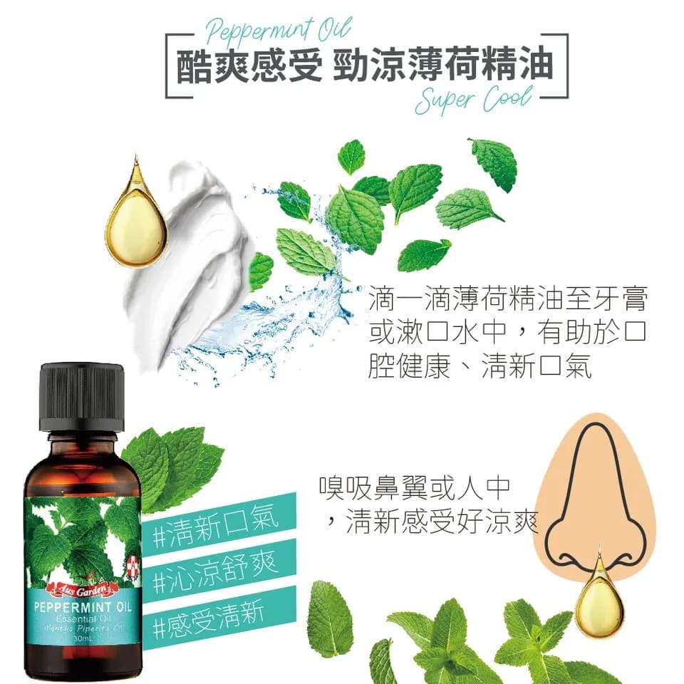 【澳維花園Aus Garden】薄荷精油30ml 縮圖 8
