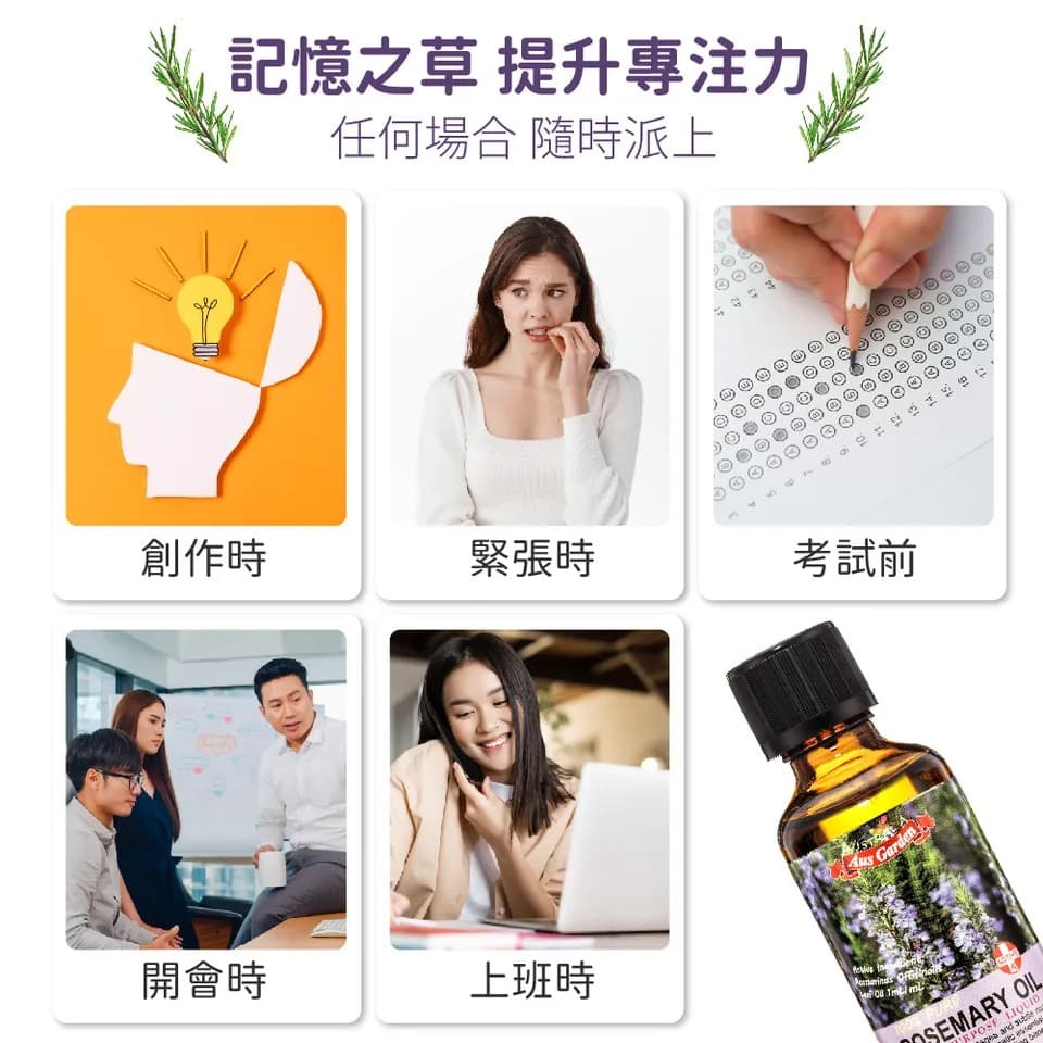 【澳維花園Aus Garden】迷迭香精油50ml 縮圖 3