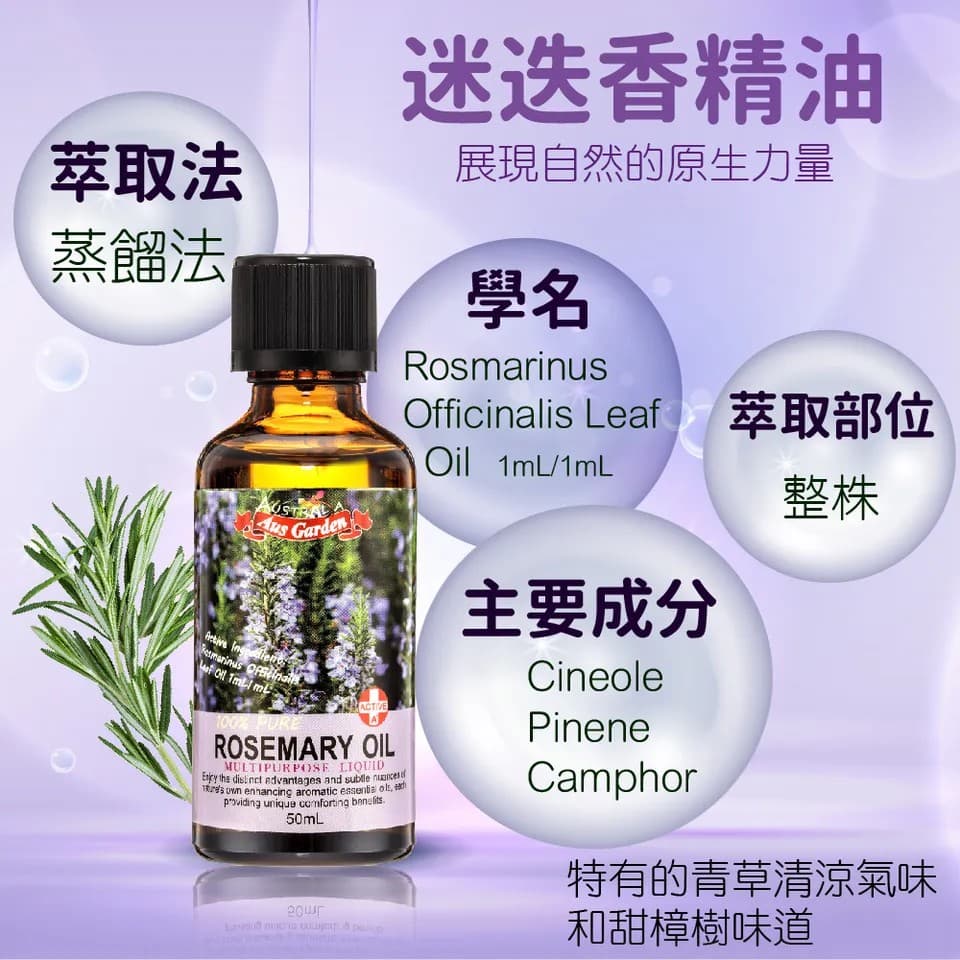 【澳維花園Aus Garden】迷迭香精油50ml 縮圖 5