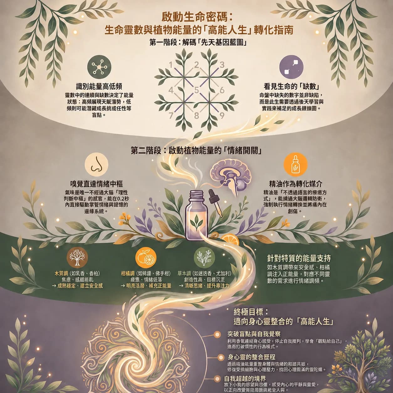 高能量的心理靈樹  四分類