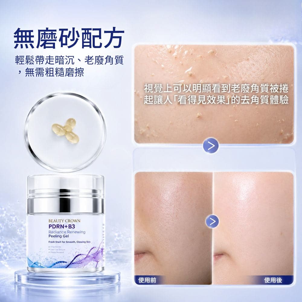 【BEAUTY CROWN】PDRN+B3 淨透拋光去角質凝膠 縮圖 5