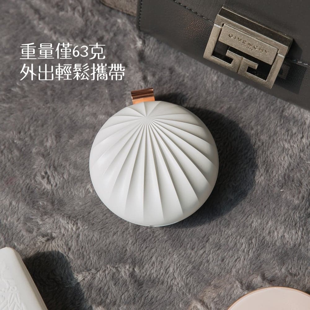 【LIFE FANLE】行動無水香氛機-粉色 貝殼機型 縮圖 3