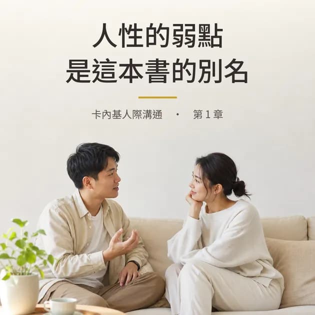 卡內基｜第 1 章：人性的弱點，是這本書的別名｜心理療癒 × 香氛｜澳思萊芳療筆記封面