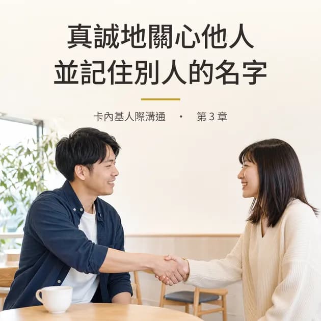 卡內基｜第 3 章：真誠地關心他人，並記住別人的名字｜心理療癒 × 香氛｜澳思萊芳療筆記封面