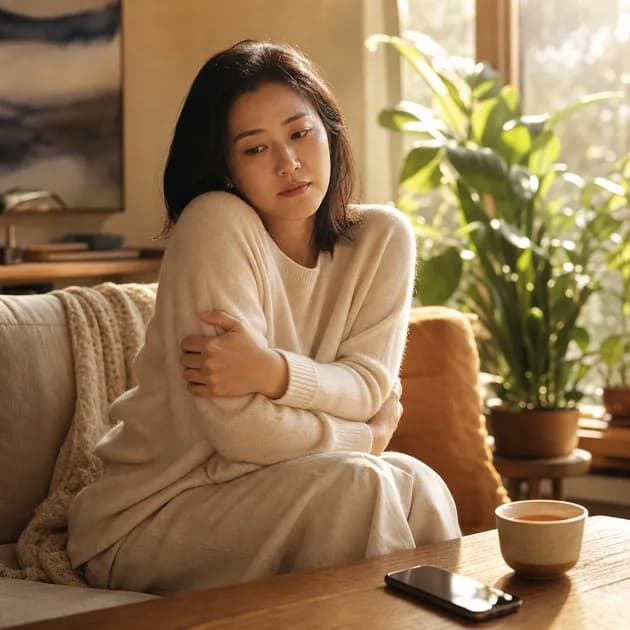 容易緊張怎麼改善？焦慮好了又來，5 個慢慢安頓自己的日常練習｜焦慮紓壓 × 香氛｜澳思萊芳療筆記封面