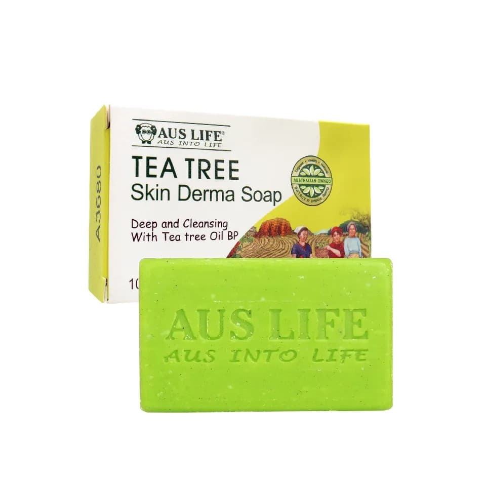 【澳思萊AUS LIFE】茶樹淨膚調理皂 100g±5g|澳思萊 Auslife 天然身體保養