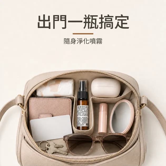 精油淨化隨身噴霧:出差、看屋、陌生場合的隱形防護罩|芳療生活儀式|澳思萊芳療筆記封面