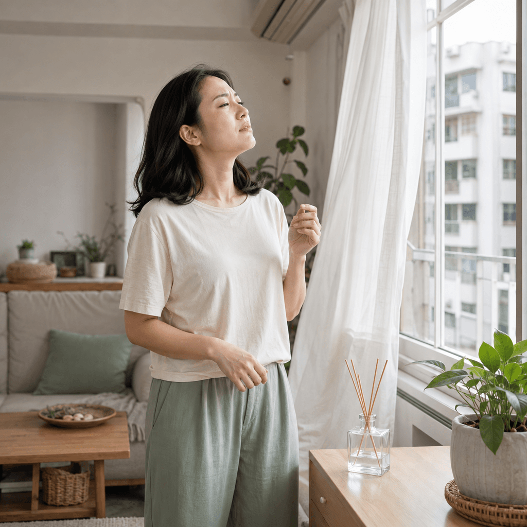 換季臥室香氛怎麼調?早晚溫差大,擴香棒多久換一次|芳療生活儀式|澳思萊芳療筆記封面