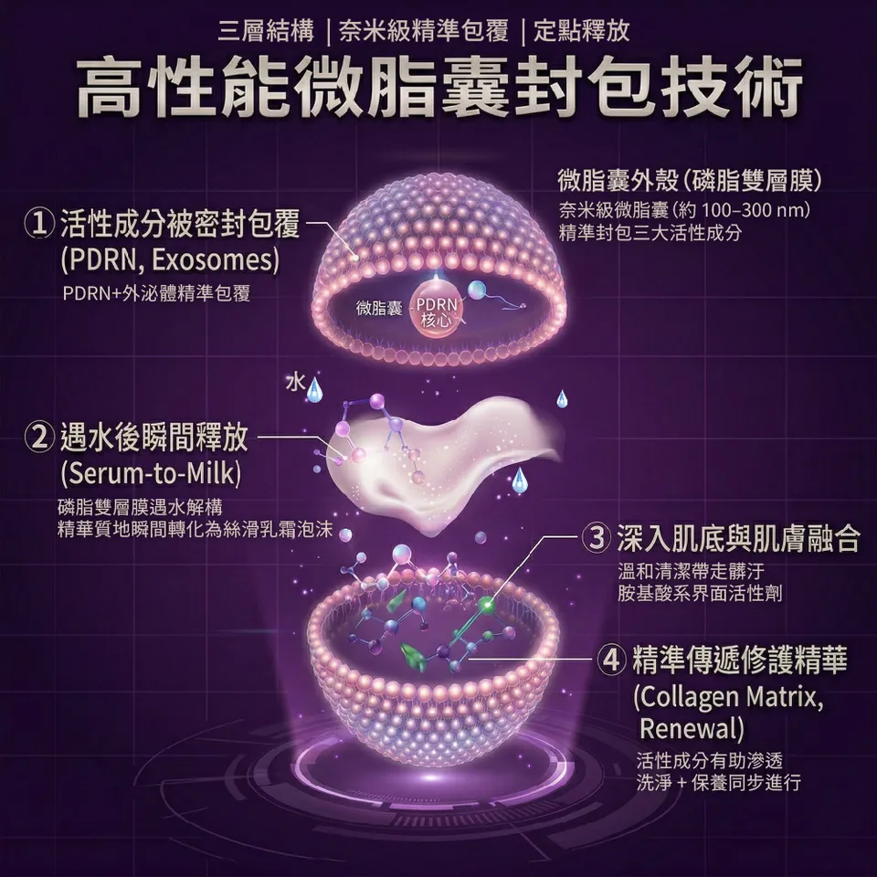 【MAPOROO】PDRN玫瑰外泌體微晶精華潔顏乳150ml 圖 8