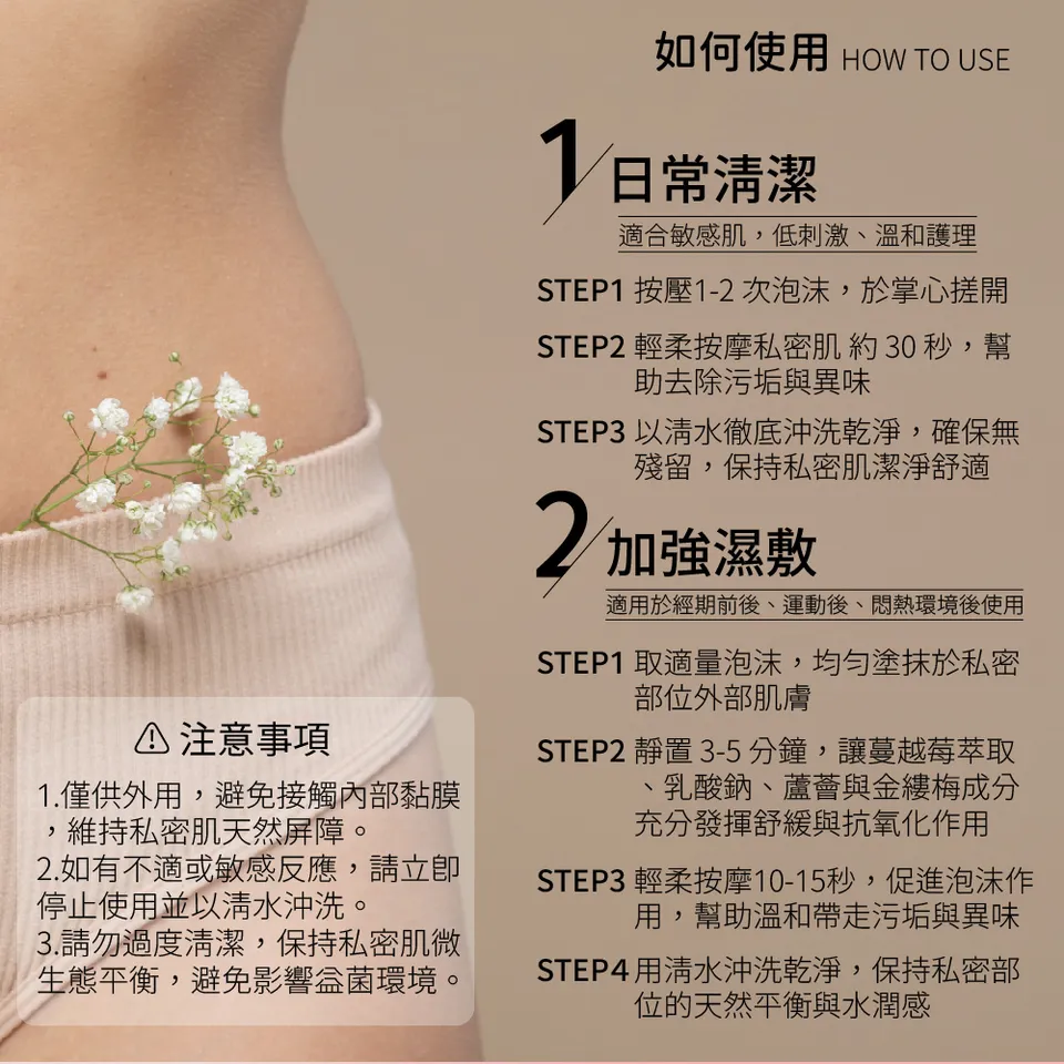 【澳思萊AUS LIFE】蔓越莓厚乳酸淨敷泡泡110mlX2 圖 13