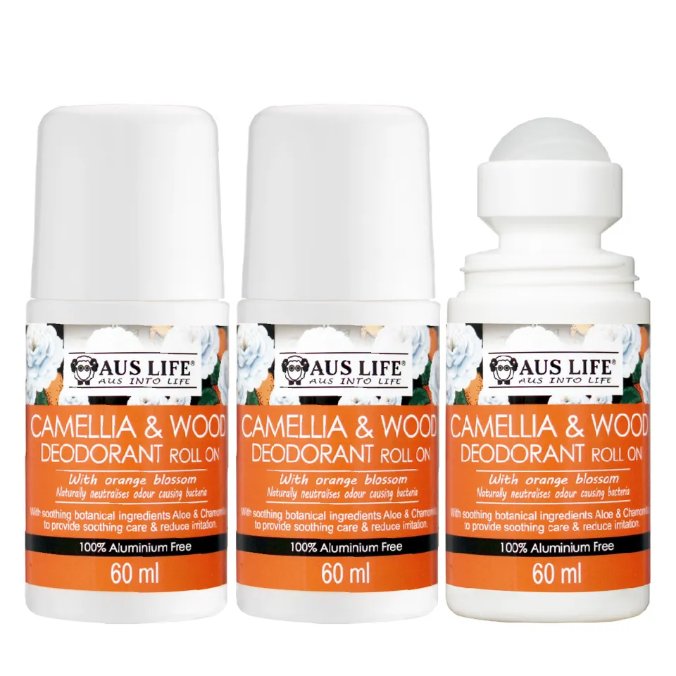 【澳思萊AUS LIFE】橙山茶體香劑60mlX3｜澳思萊 Auslife 天然身體保養