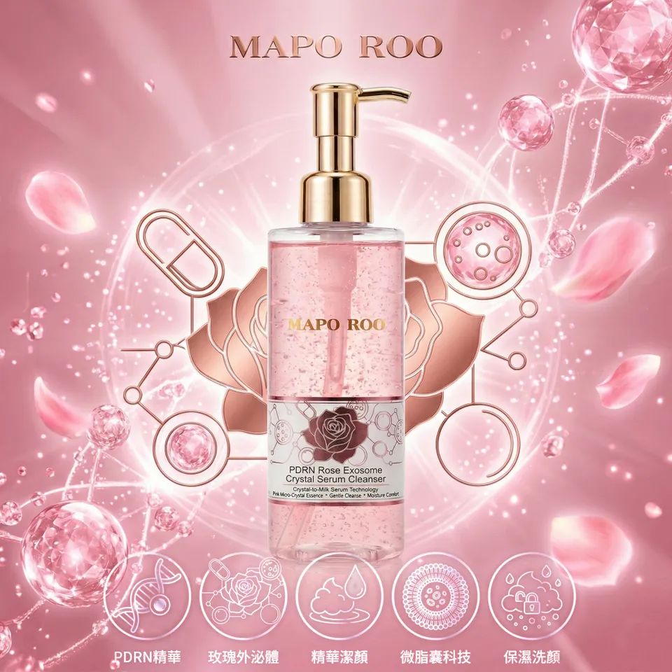 【MAPOROO】PDRN玫瑰外泌體微晶精華潔顏乳150ml 圖 5