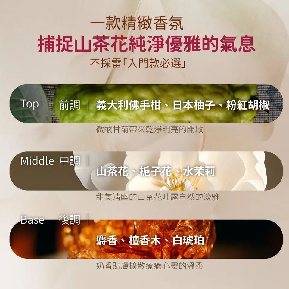 【BEAUTY CROWN】山茶花琥珀香水10ml 圖 7