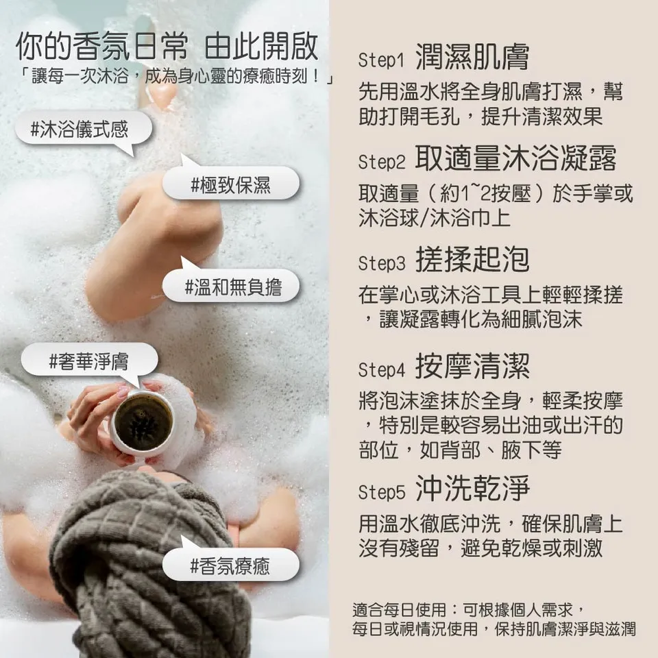 【鈔級香】緞光花語沐浴露500ml 圖 9