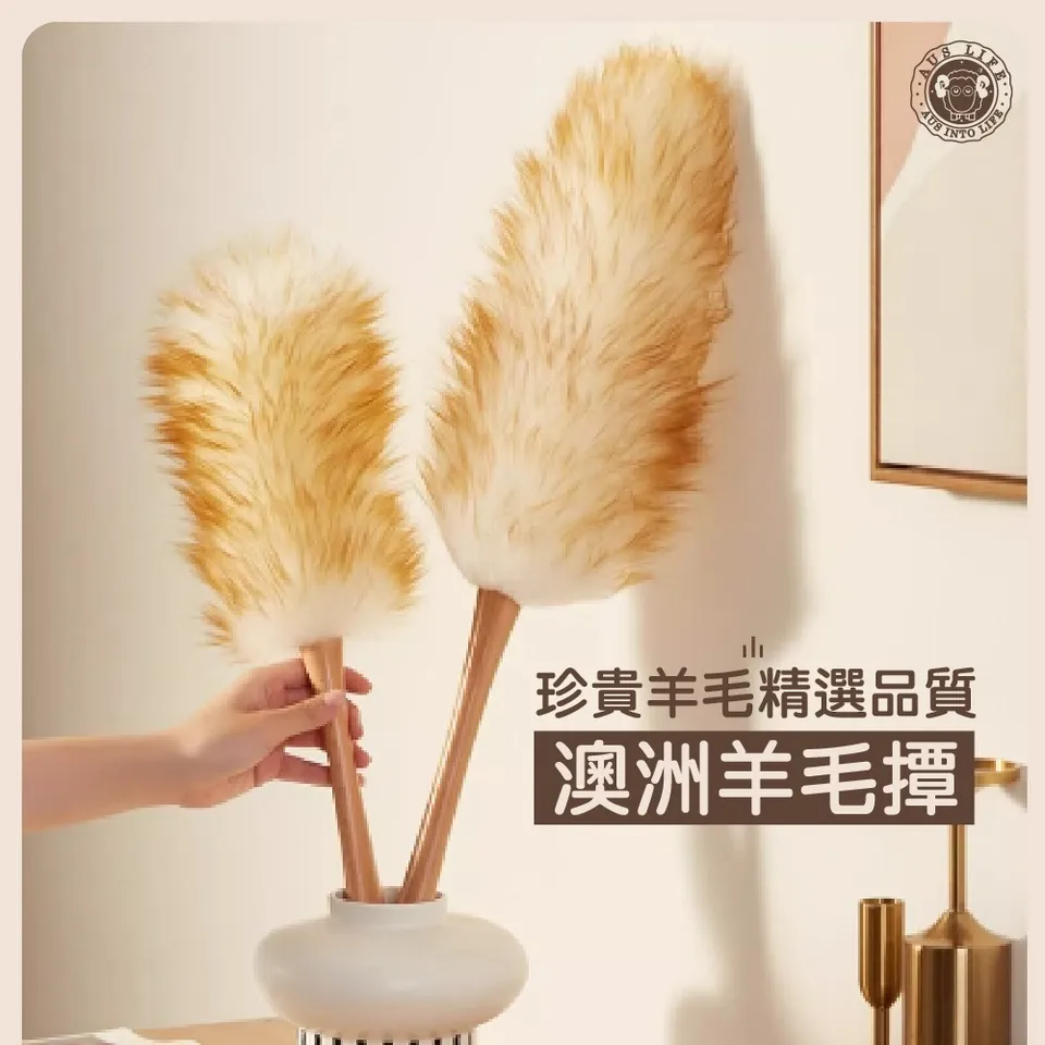【澳思萊AUS LIFE】澳洲羊毛撢子（小）A35 圖 9