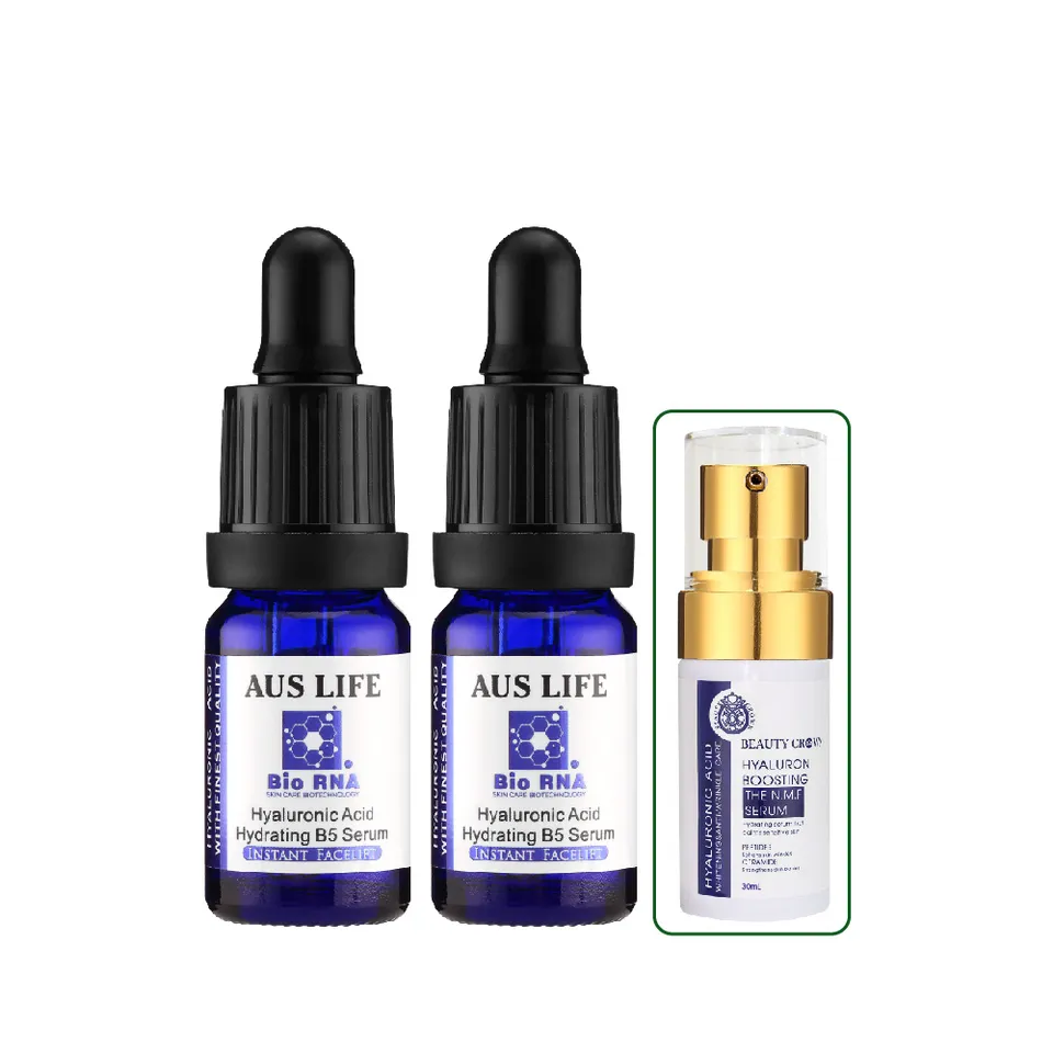 【澳思萊AUS LIFE】B5藍繃帶修護安瓶 10ml（含靚白活顏菁華露）｜澳思萊 Auslife 臉部植萃保養