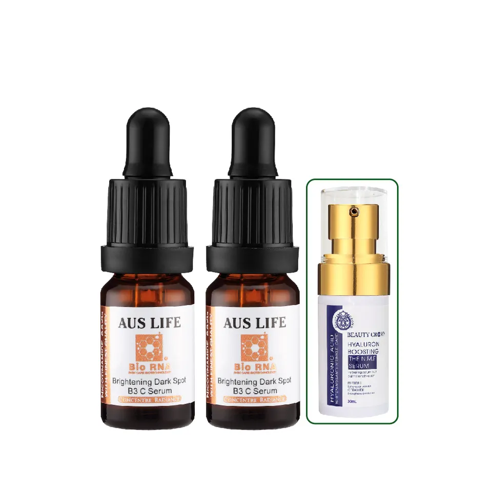 【澳思萊AUS LIFE】CB3美白抗老修護安瓶 10ml（含靚白活顏菁華露）｜澳思萊 Auslife 臉部植萃保養