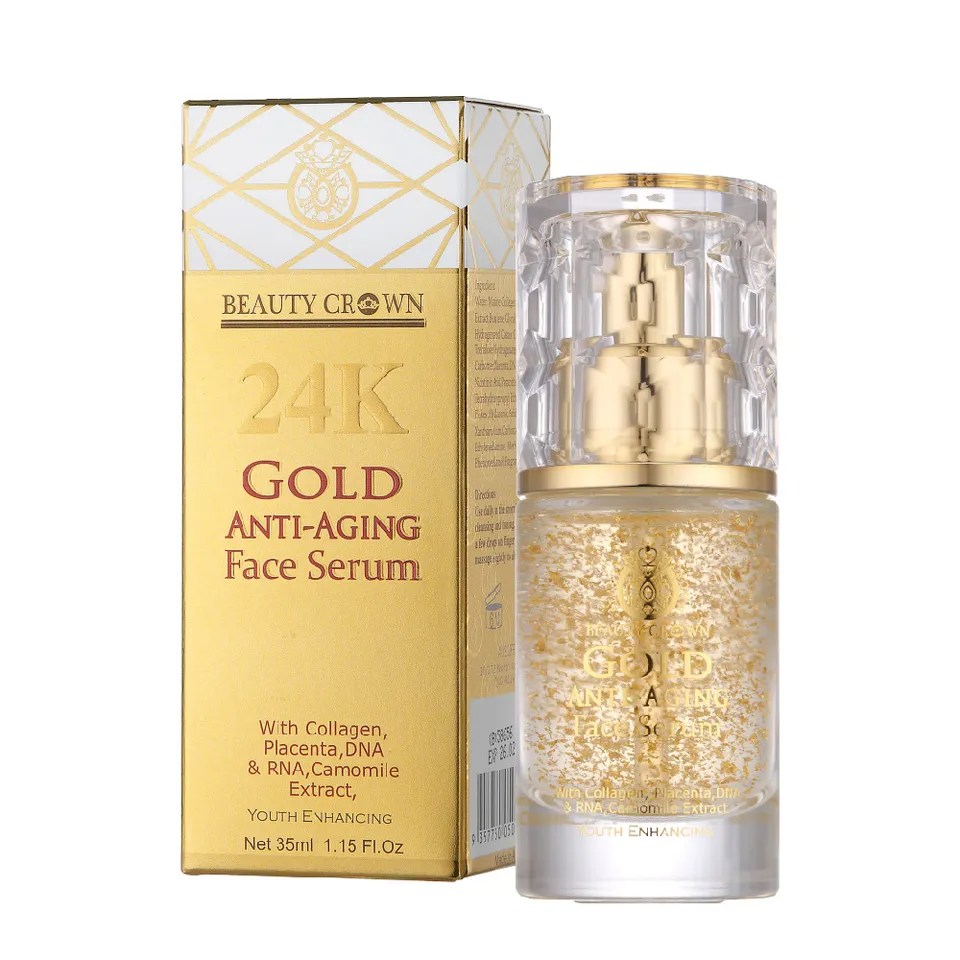 【BEAUTY CROWN】24K靚白抗皺肌因賦活精華 35ml｜澳思萊 Auslife 臉部植萃保養