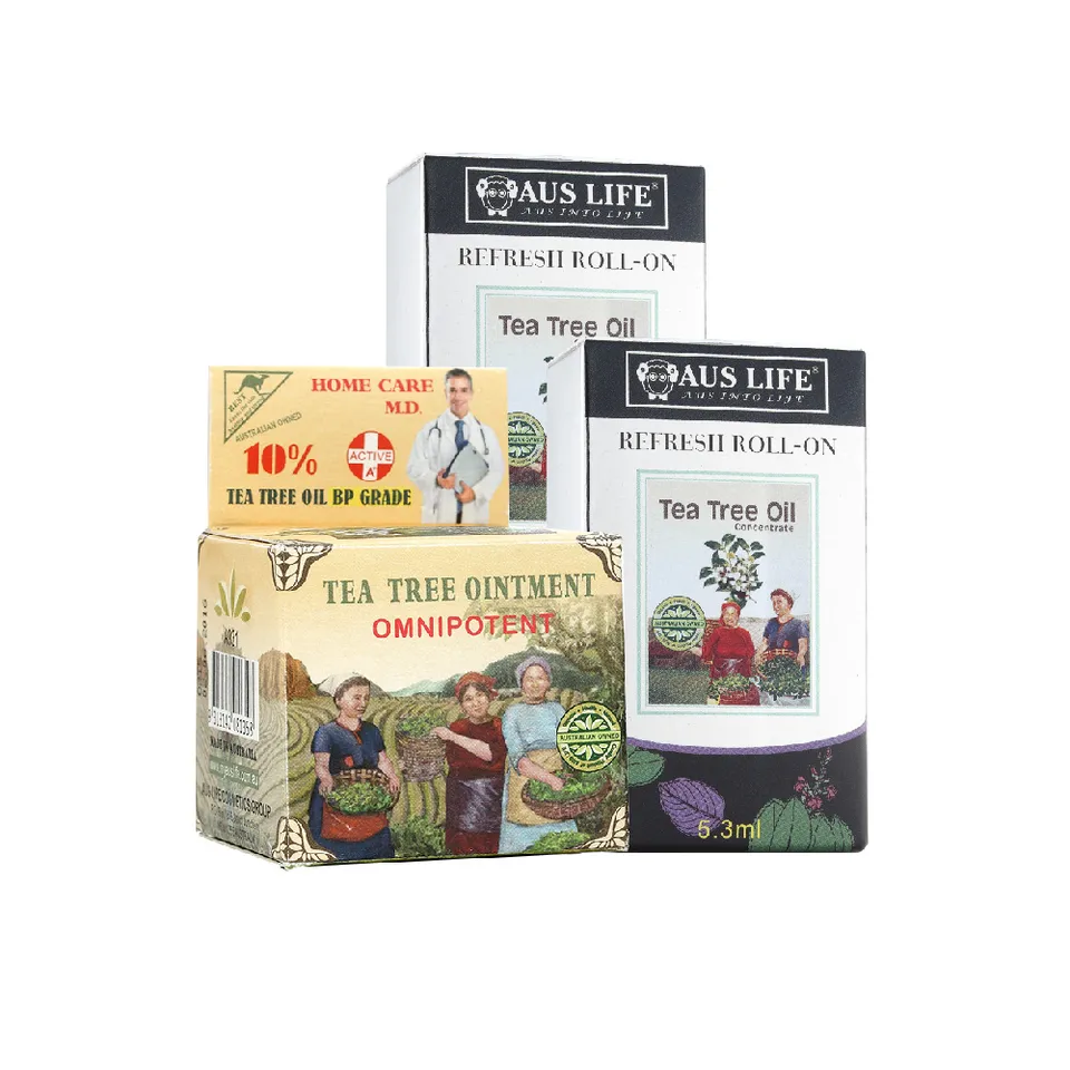 【澳思萊AUS LIFE】茶樹滾珠舒緩霜 3入組｜澳思萊 Auslife 精油芳香調理