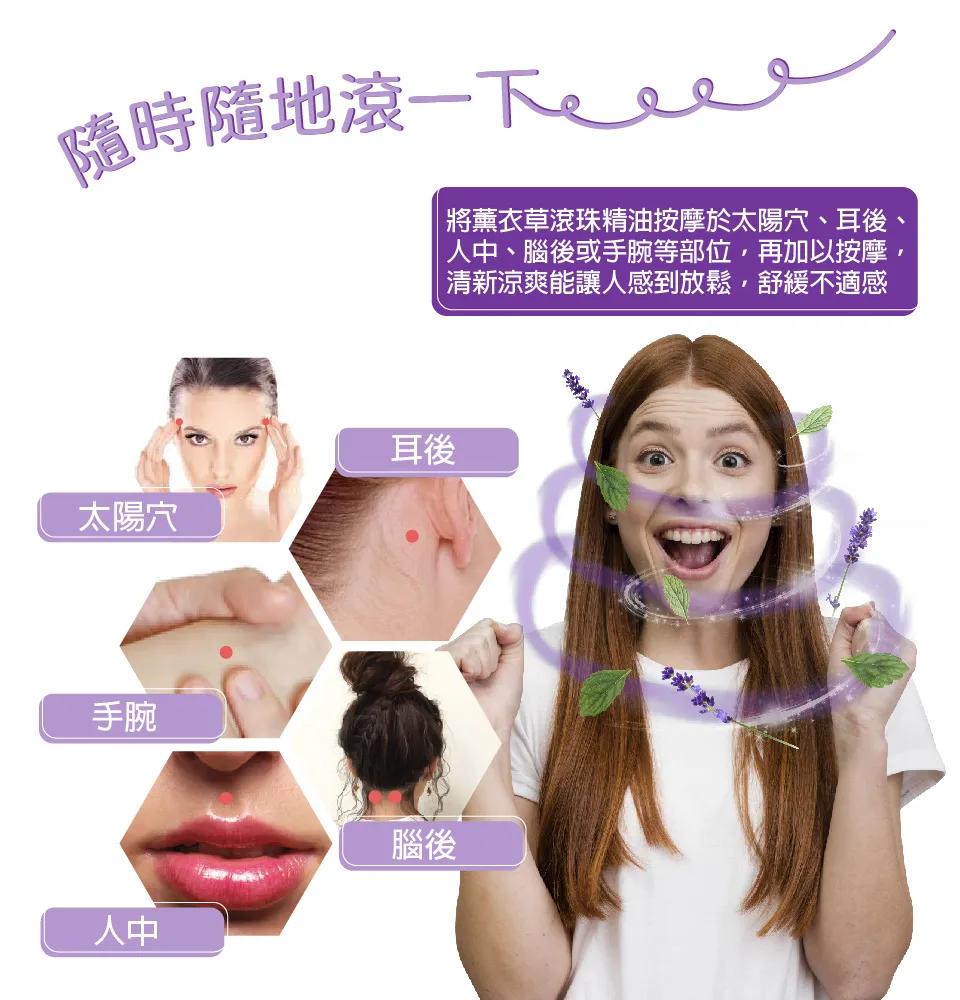 【澳思萊AUS LIFE】薰衣草滾珠舒緩霜 3入組 圖 14