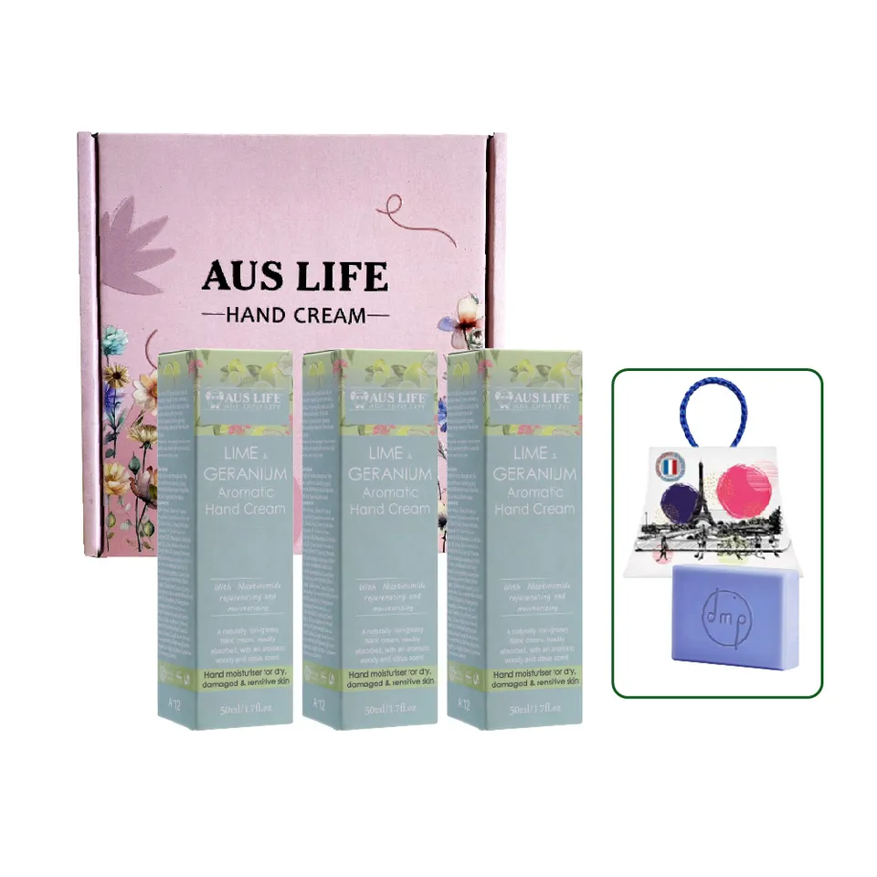 【澳思萊AUS LIFE】芳療精油護手霜 3入組 圖 3