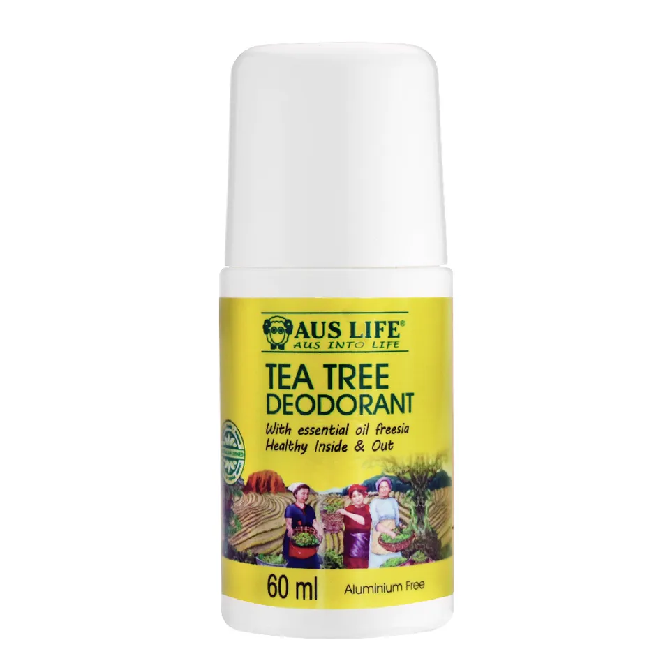 【澳思萊AUS LIFE】茶樹&小蒼蘭無鋁體香露 60ml｜澳思萊 Auslife 天然身體保養