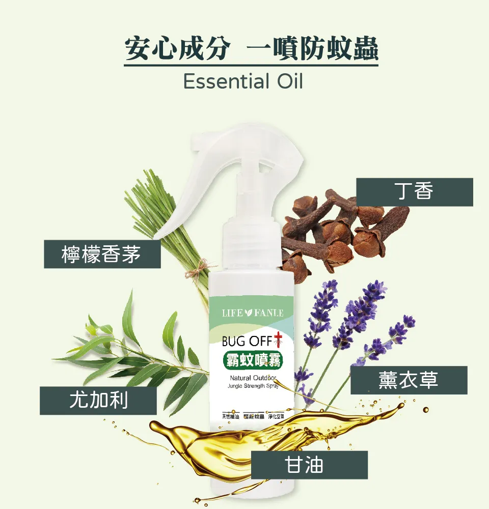 【LIFE FANLE】霸蚊噴霧 100ml 圖 6