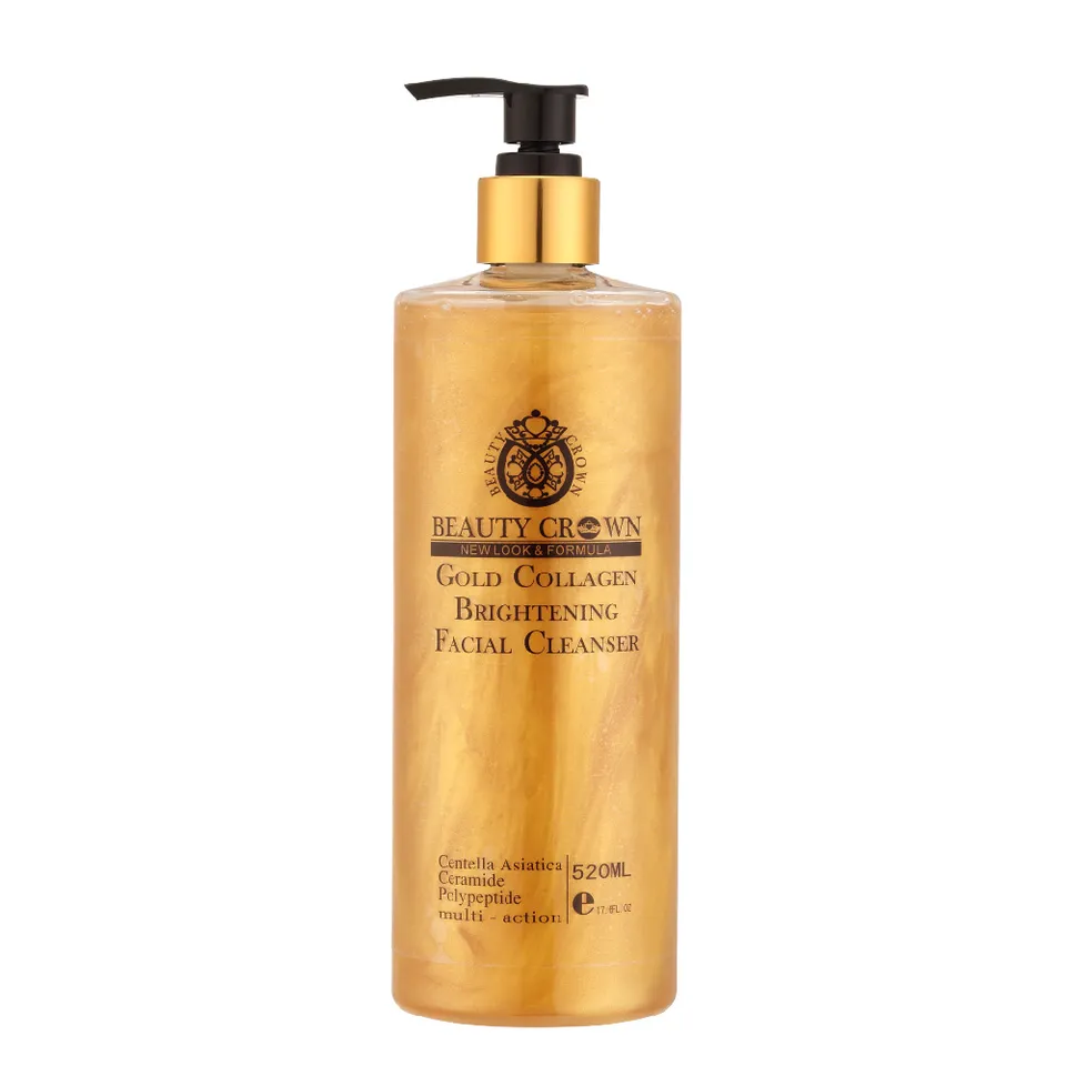 【BEAUTY CROWN】黃金胜肽膠原亮白潔膚露 520ml｜澳思萊 Auslife 臉部植萃保養