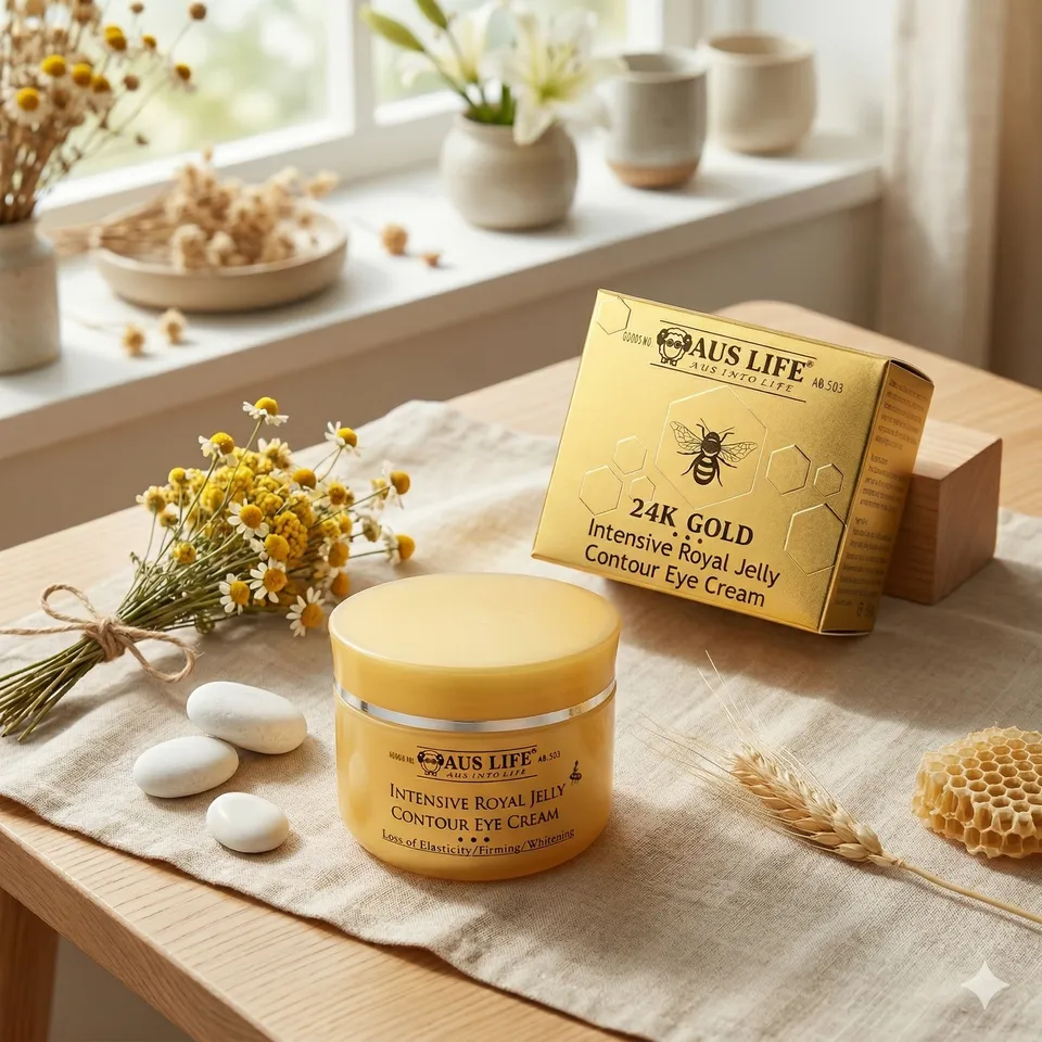 【澳思萊AUS LIFE】頂級黃金蜂王乳美白眼霜 20ml 圖 4