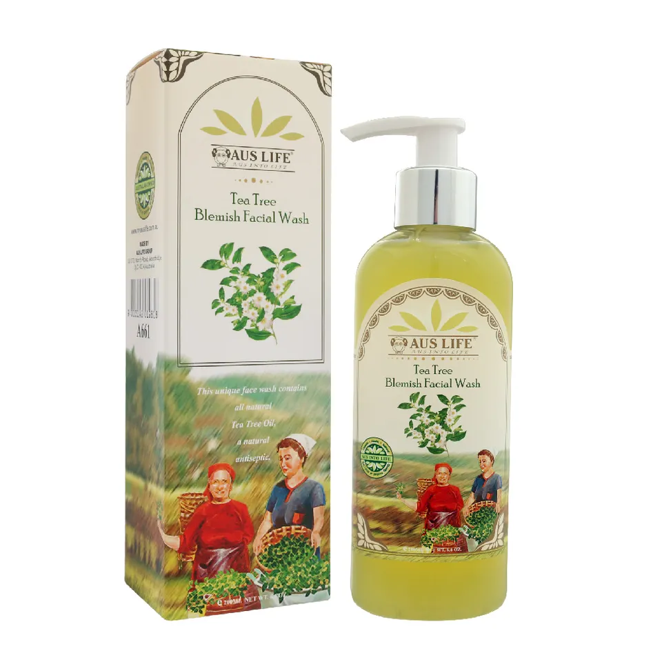 【澳思萊AUS LIFE】茶樹控油調理淨化潔面膠 200ml 圖 3