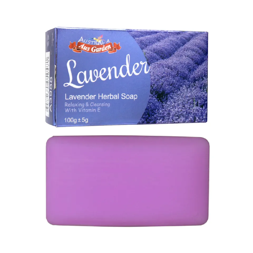 【澳維花園Aus Garden】薰衣草亮白健康皂 100g±5g｜澳思萊 Auslife 天然身體保養