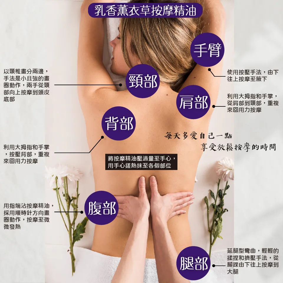 【澳維花園Aus Garden】乳香薰衣草按摩精油 155ml 圖 7